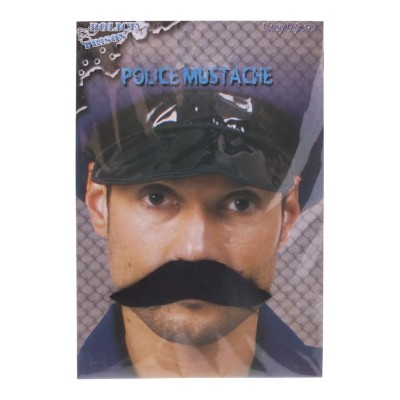 ADHESIVO BIGOTE POLICIA