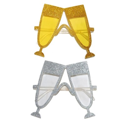 GAFAS CHAMPAGNE ORO Y PLATA