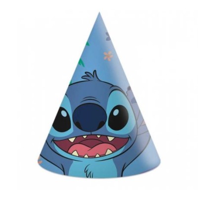 6 GORROS STITCH