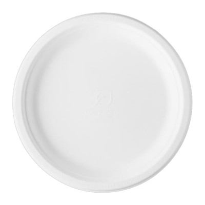 PLATO CAÑA DE AZÚCAR 25 CM 25 UND