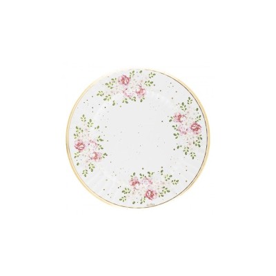 BAJOPLATOS QUEEN ROSE 33 CM 6 UND