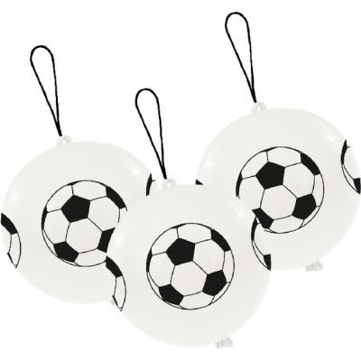GLOBOS 45 CM BALLOONS PUNCH FUTBOL 3 UND
