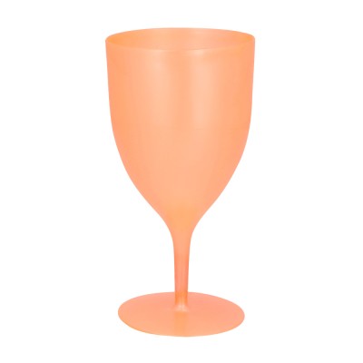 COPA PLASTICO NARANJA 350 ML