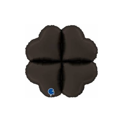 BASE DE GLOBOS NEGRO CORAZON SATIN 56 CM