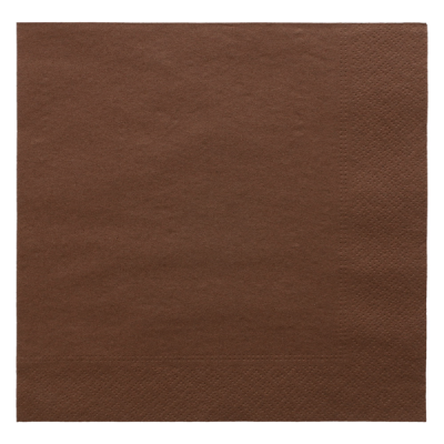 SERVILLETA CACAO 40X40 50 UND HODECOR
