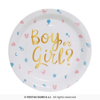 PLATOS CARTON BOY OR GIRL 6 UND