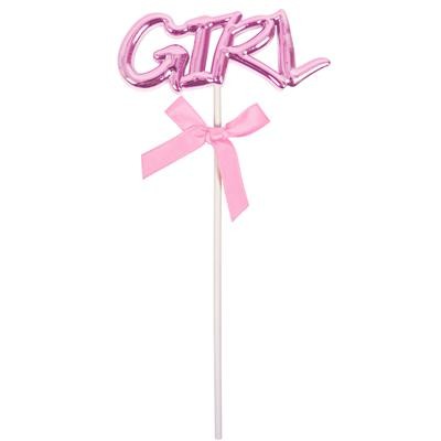TOPPER PARA TARTAS ROSA GIRL