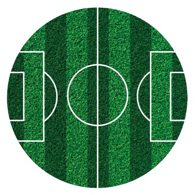 DISCOS COMESTIBLES PARA TARTAS FÚTBOL 16CM