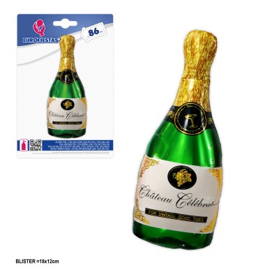 GLOBO BOTELLA CAVA CHATEAU 86X45CM