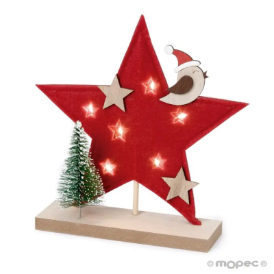 ESTRELLA FIELTRO CON LE 20 CM