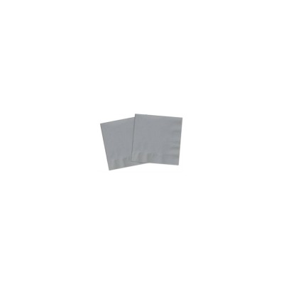 20 SERVILLETAS 33X33 CM 2 PL PLATA