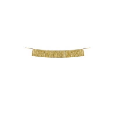 GUIRNALDA DE FLECOS ORO 20X135 CM.