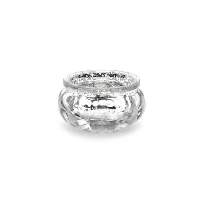 PORTAVELA CRISTAL PLATA 3 CM