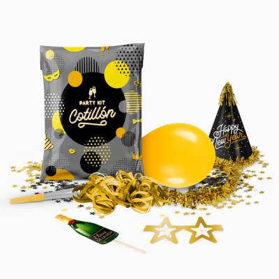 BOLSA DE COTILLÓN METALIZADA NOCHEVIEJA