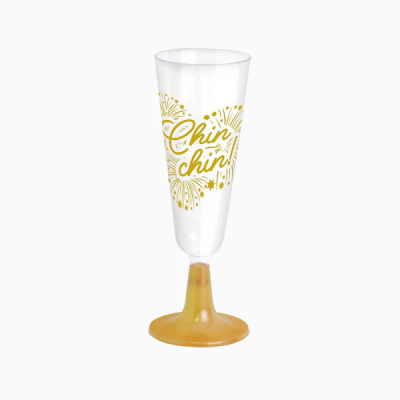 COPA CAVA NOCHEVIEJA PLÁSTICO 'CHIN CHIN' 140 CC