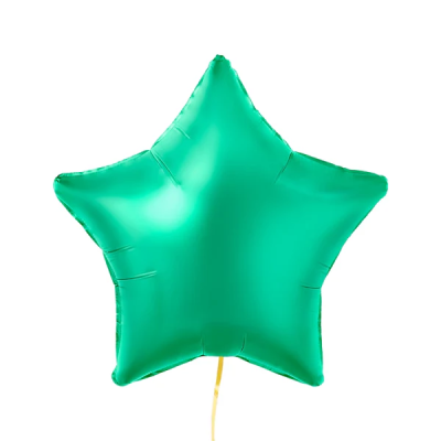 GLOBO FOIL ESTRELLA MATE 48CM VERDE
