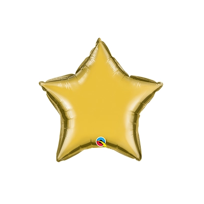 GLOBO ESTRELLA ORO -QUALATEX 4'