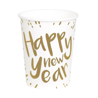 VASOS HAPPY NEW YEAR 10 UND