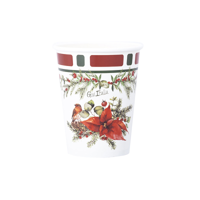 VASOS CARTON CHRISTMAS EVE 8 UND