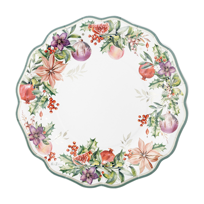 PLATOS LIBERTY WONDERFUL CHRISTMAS 27 CM 8 UND