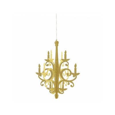 LAMPARA CARTON ORO