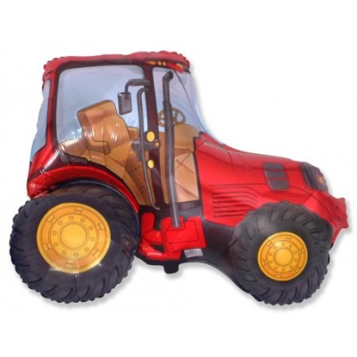 GLOBO FOIL TRACTOR ROJO 94 CM