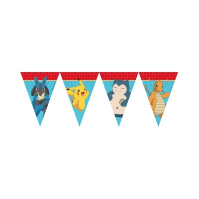 BANDERIN PAPEL POKEMON