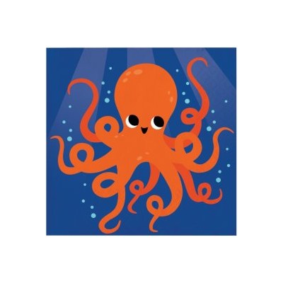 SERVILLETAS 25 CM OCEAN PARTY 16 UND
