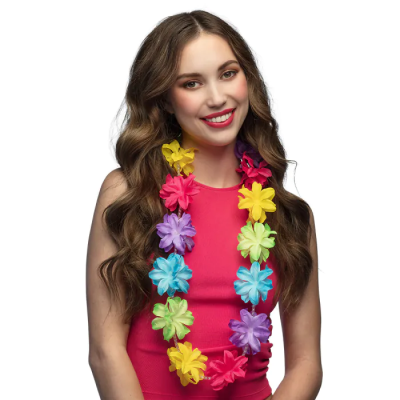 LEI HAWAIANO ALOHA MULTICOLOR
