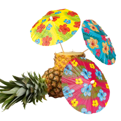 SET 6 SOMBRILLAS DE CÓCTEL HIBISCUS