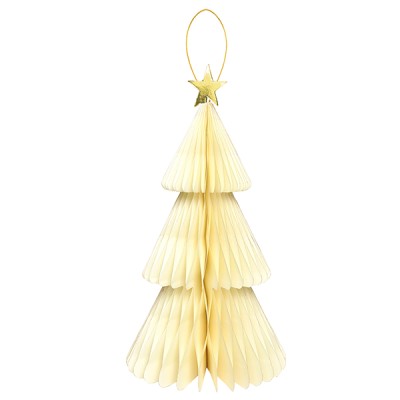 ARBOL CREMA PAPEL 40 CM