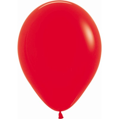 GLOBO LATEX R5 SOLIDO ROJO 100 UN