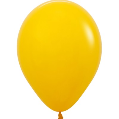 GLOBO LATEX R5 SOLIDO AMARILLO MIEL 100 UN