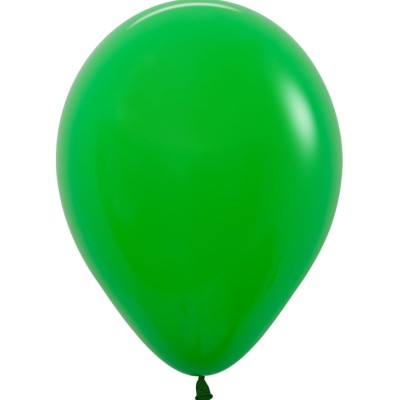 GLOBO LATEX R5 SOLIDO VERDE TREBOL 100 UN