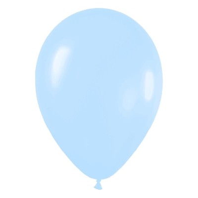GLOBO LATEX R5 SOLIDO AZUL PASTEL 100 UND