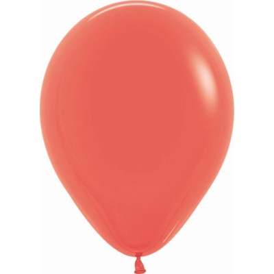 GLOBO LATEX R5 SOLIDO CORAL 100 UN