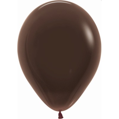 GLOBO LATEX R5 SOLIDO CHOCOLATE 100 UN