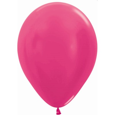 GLOBO LATEX R5 METAL FUCSIA 100 UN