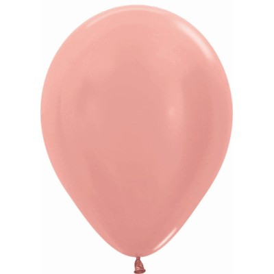 GLOBO LATEX R5 ROSA ORO 100 UND