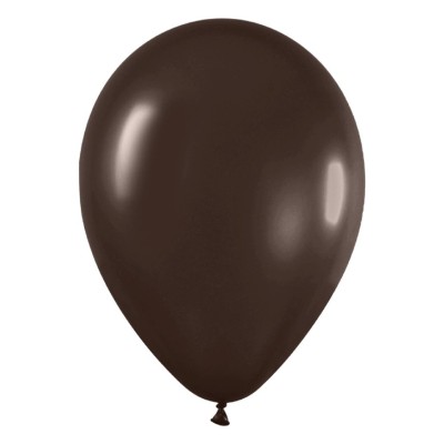 GLOBO LATEX R5 METAL CHOCOLATE 100 UN