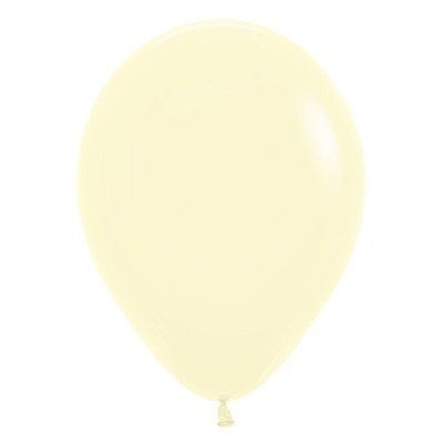 GLOBO LATEX R5 PASTEL AMARILLO 100 UN