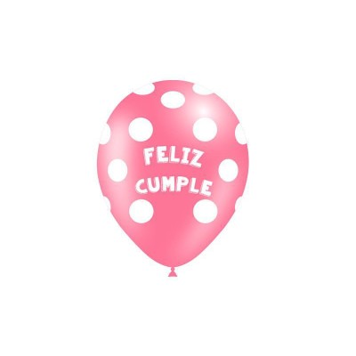 GLOBOS ROSA LUNARES 8 UND