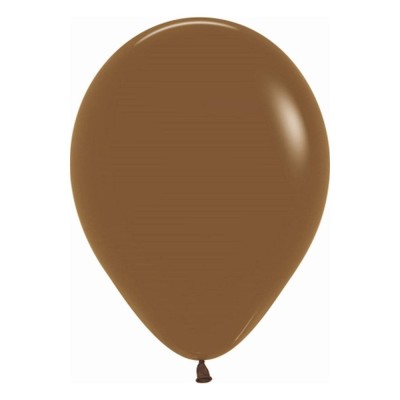 GLOBOS 30 CM 10 UND MARRON- BALL