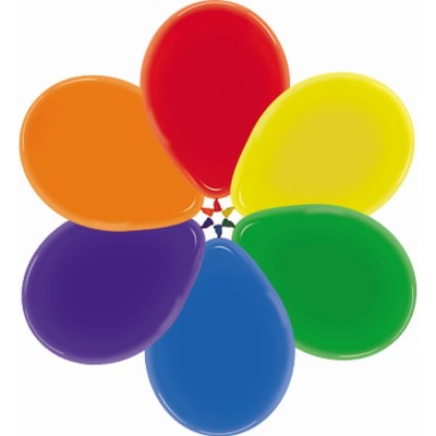 GLOBO LATEX R12 SURTIDO TROPICAL 50 UND