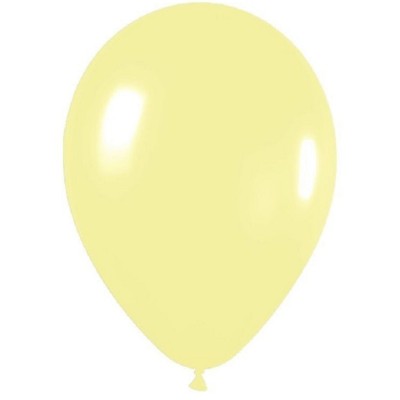 GLOBOS SOLIDO R12 50 UND - AMARILLO PASTEL