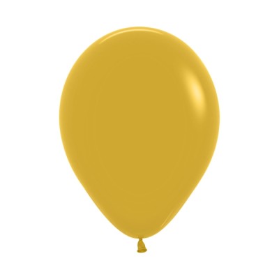 GLOBOS SOLIDO R12 50 UND - MOSTAZA