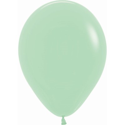GLOBOS SOLIDO R12 50 UND - VERDE MENTA