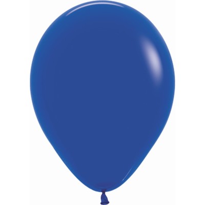 GLOBOS SOLIDO R12 50 UND - AZUL REAL