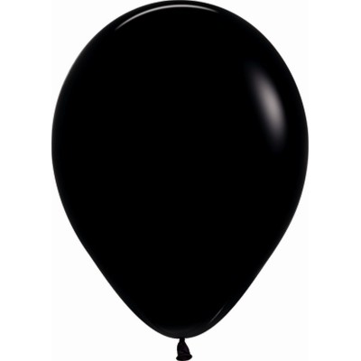 GLOBOS SOLIDO R12 50 UND - NEGRO