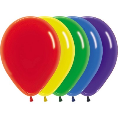 GLOBOS R12 CRISTAL SURTIDO 50 UND